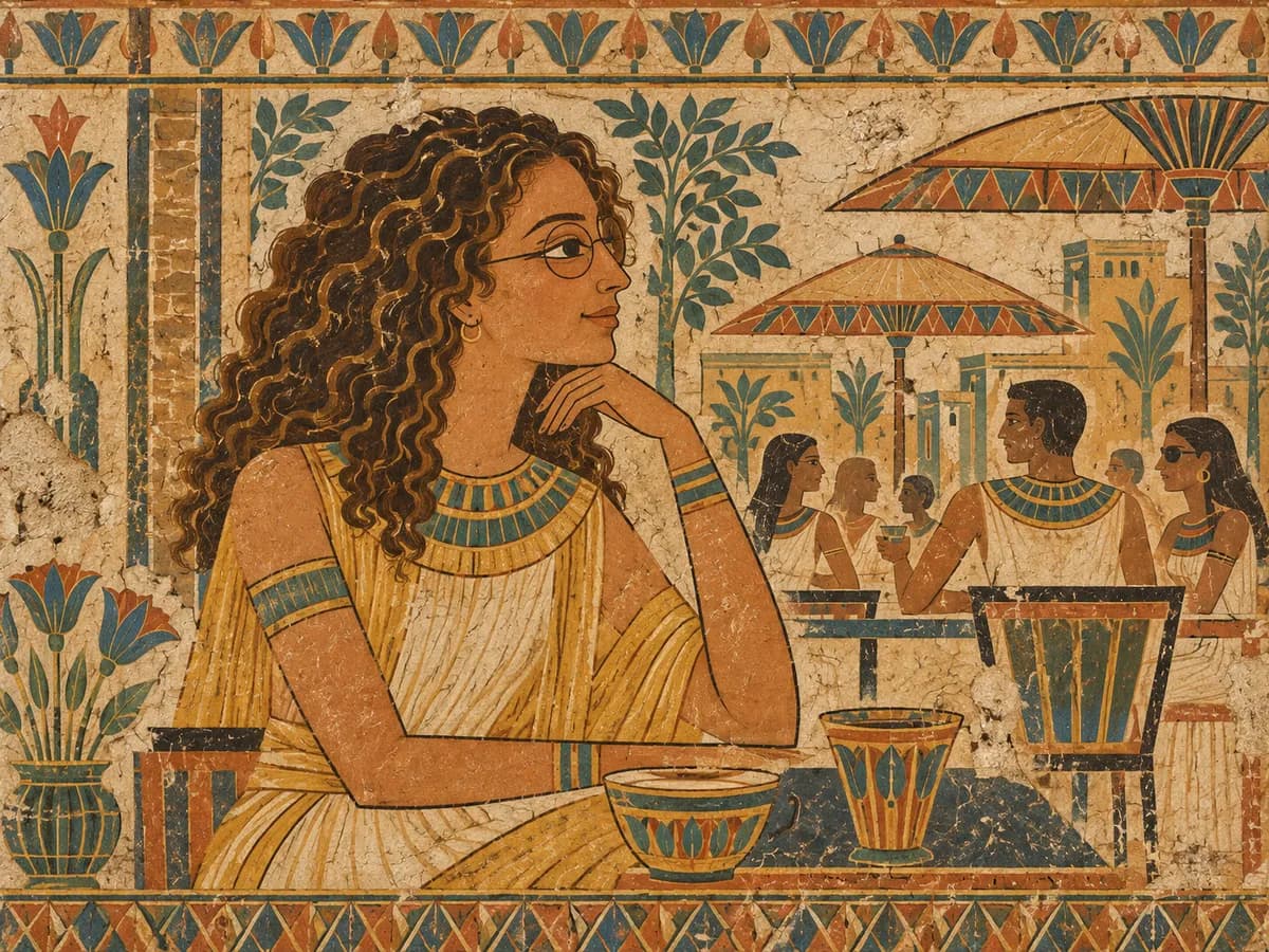 Ancient Egyptian Mural example