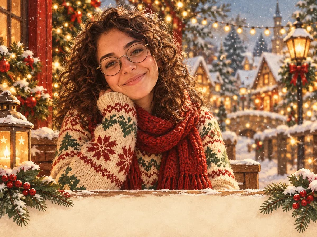 Holiday Card example