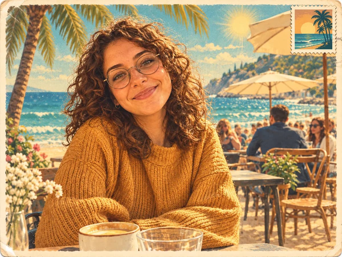 Summer Postcard example