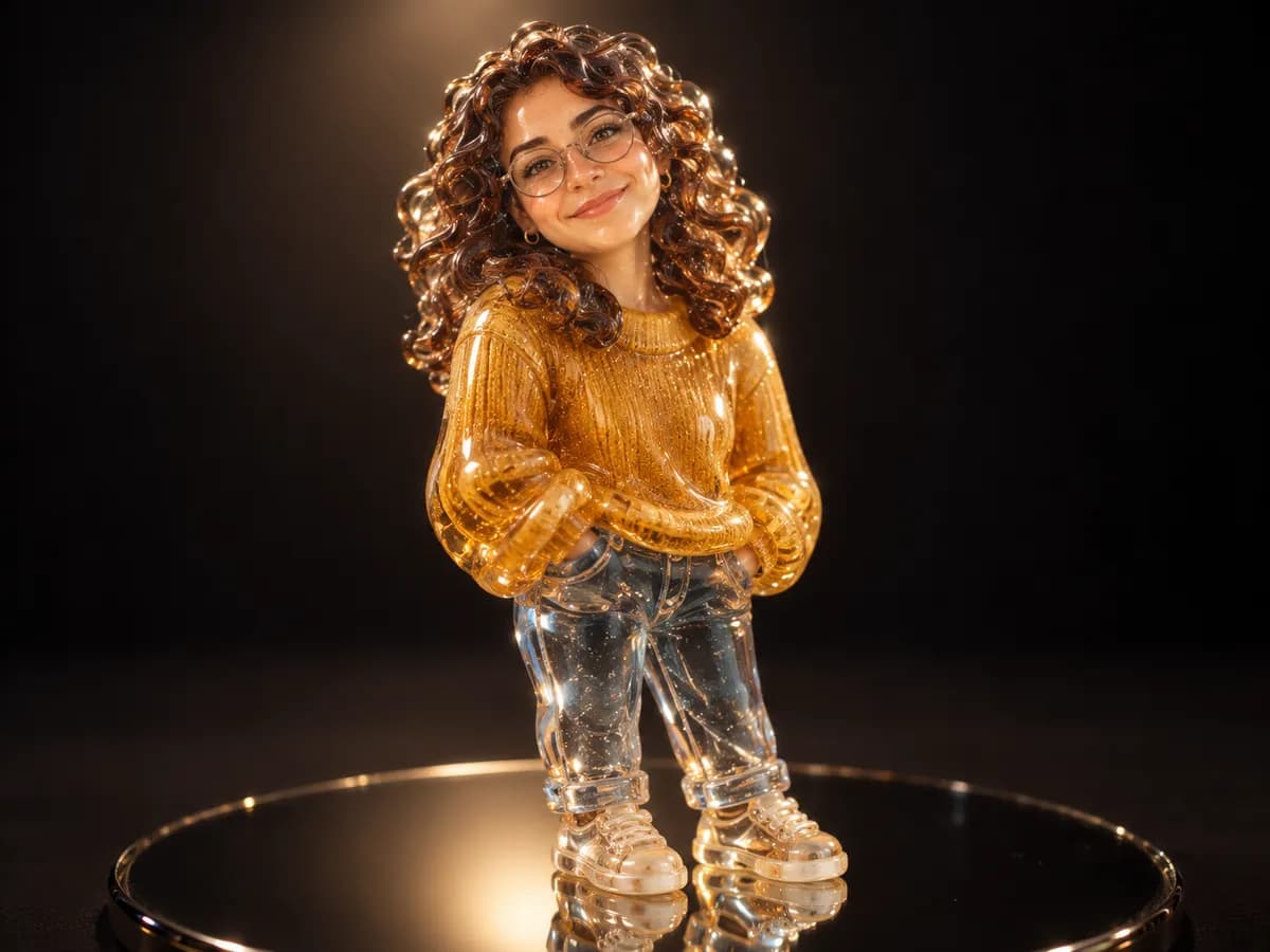 Glass Figurine example